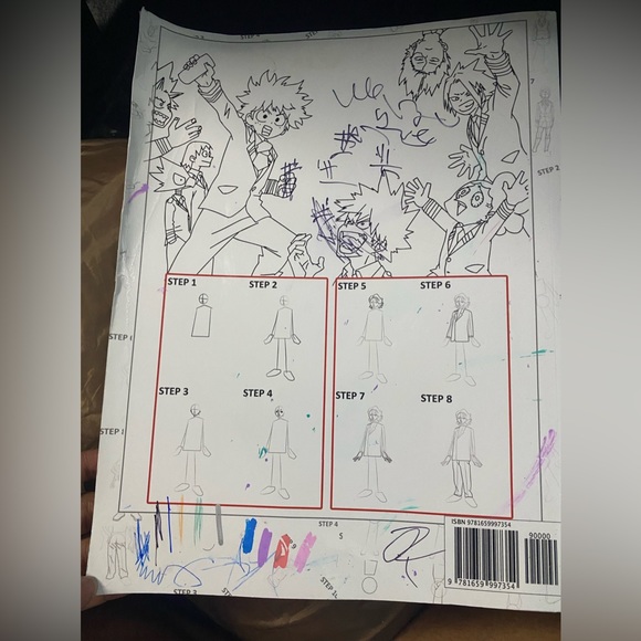 Step by Step Learn How To Draw My Hero Academia 36 Characters 156 Pages - Picture 8 of 8
